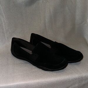 Clark’s Haley Park black suede shoes